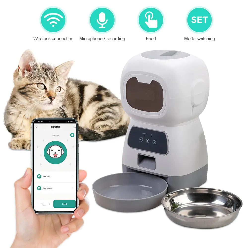 Automatic Dogs Cats Feeder