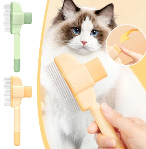 Cat Flea Remover Release Button Comb