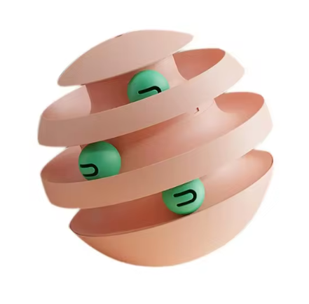 Cat Rotating Tumbler Ball Toy